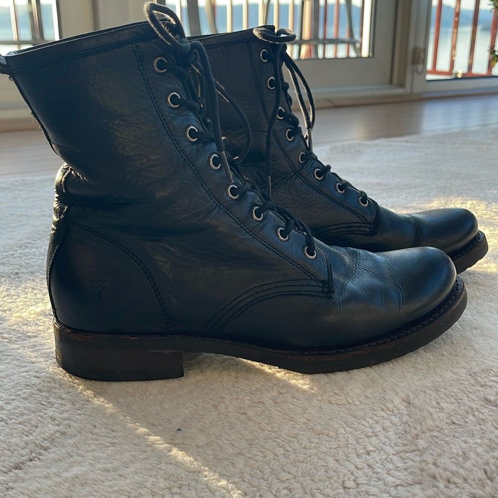 Frye Veronica Combat Boots